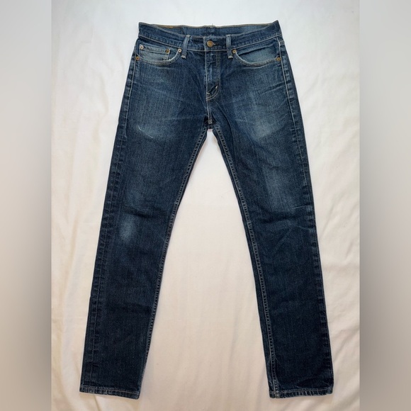 Levi’s Men’s Size 32/32 Dark Wash 511 Slim Fit Straight Leg Stretch Jeans - Picture 1 of 8